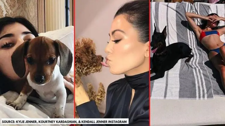 Kourtney Kardashian & her sisters: Look at adorable pics of 'KUWTK' stars with their pets Kourtney Kardashian