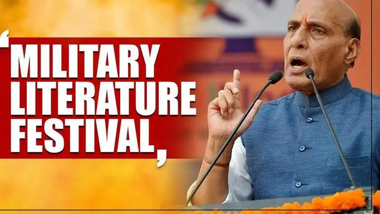 Defence Minister Rajnath Singh to inaugurate 3rd Military Literature Festival Rajnath