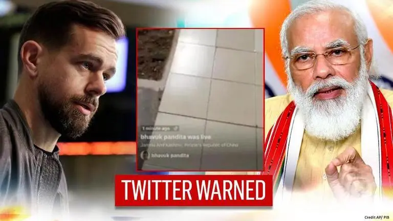 Centre warns Twitter's CEO after it misrepresents India's map & shows Leh & J&K in China Twitter