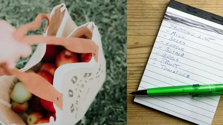 Woman sends illustrated shopping list to husband; viral video sparks online debate shopping list