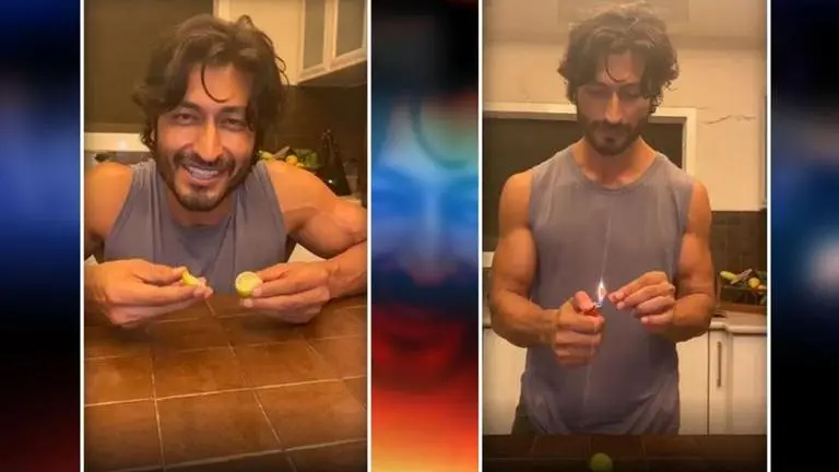 Vidyut Jammwal shows how to cut lemon with a cigarette; Netizens disagree Vidyut Jammwal