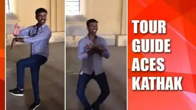 Tamil Nadu tour guide performs graceful Kathak moves in viral video Tamil Nadu