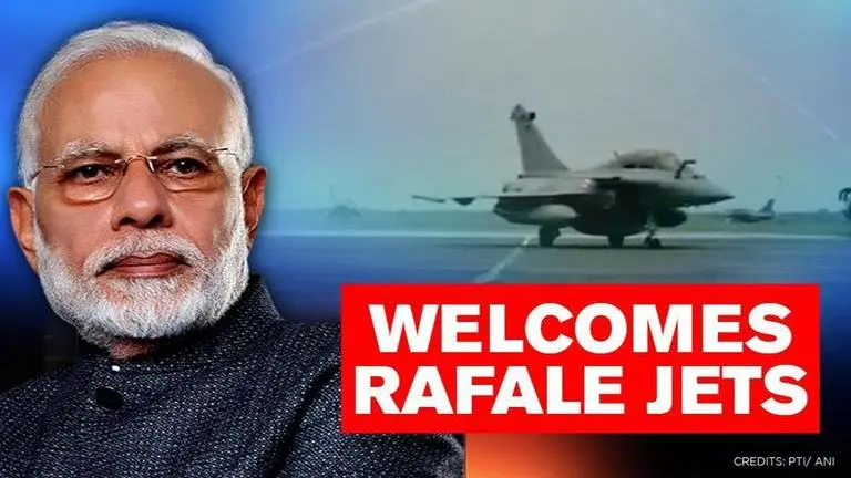 PM Modi welcomes five Rafale jets to India with a sanskrit couplet after touchdown Rafale