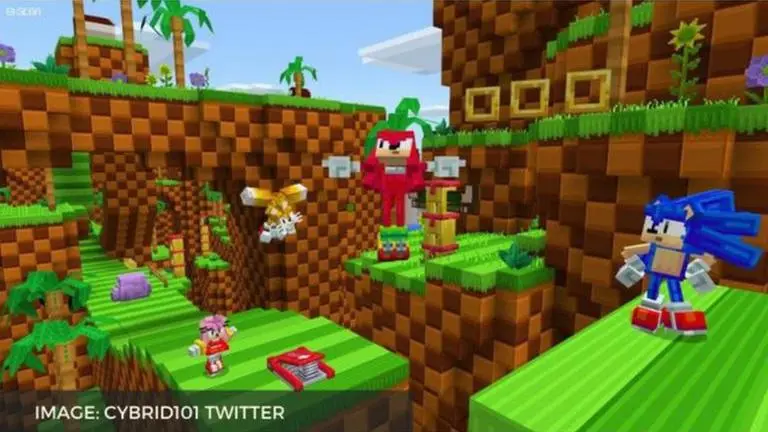 Minecraft Sonic DLC: Sonic the Hedgehog is all set to arrive in the world of Minecraft minecraft sonic
