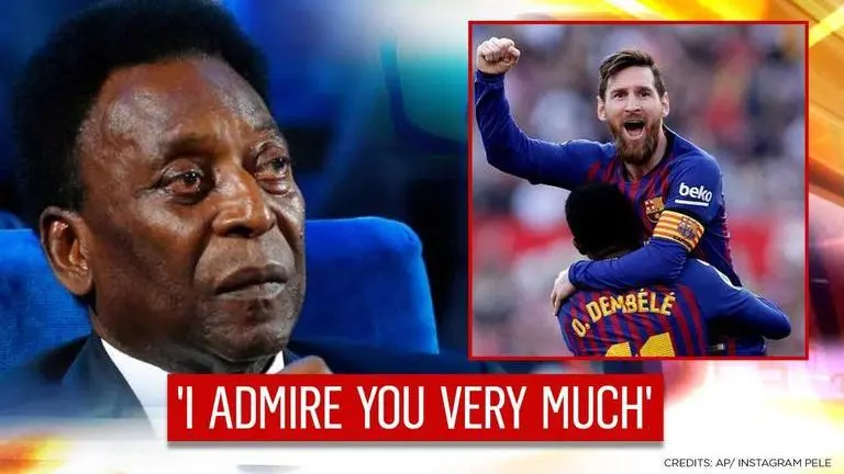 Pele pens big-hearted note to Lionel Messi as Barca star equals single-club goals record Pele