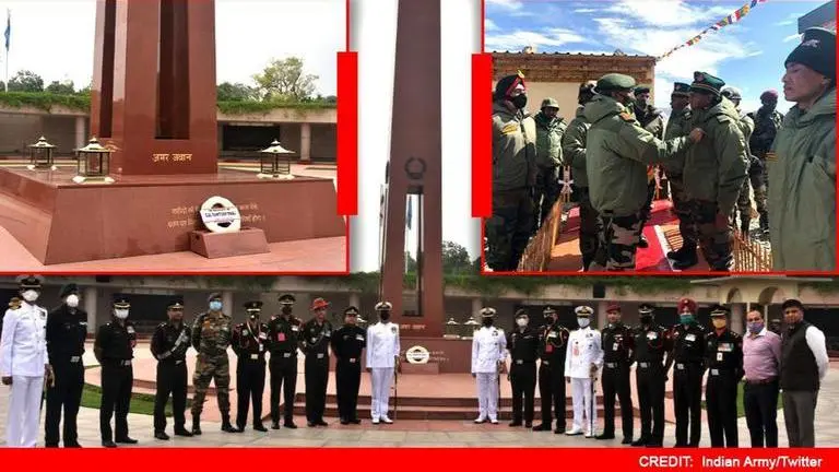 COAS Naravane commends Indian Army troops at Ladakh; Braveheart Col Babu honoured in Delhi National War Memorial