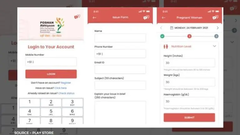 What is the Poshan Tracker app? Details about how to register, download or report an issue what is the poshan tracker app