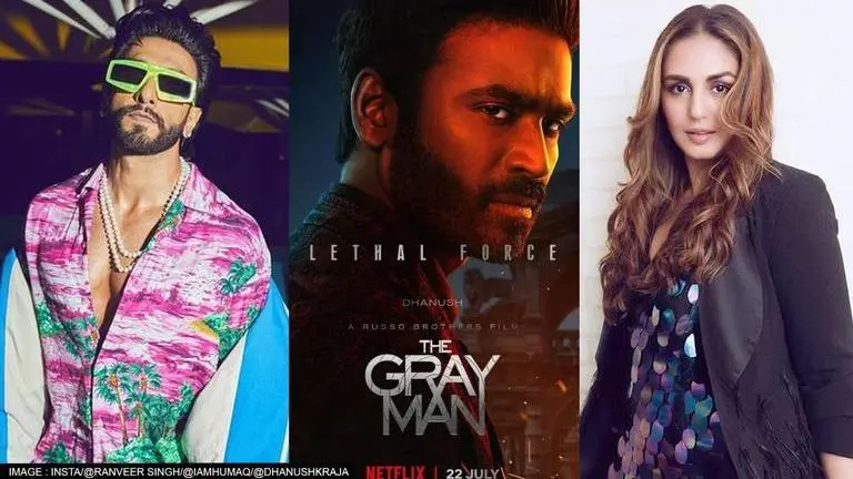 Ranveer Singh, Huma Qureshi & other celebs react to Dhanush's 1st look from 'The Gray Man' Ranveer Singh, Huma Qureshi, The gray man