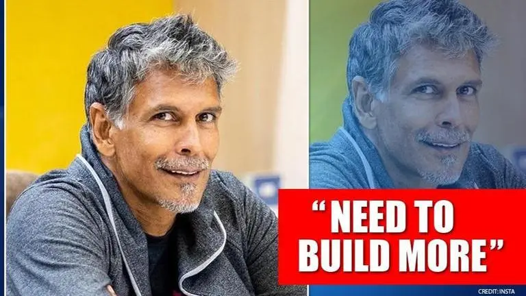 Milind Soman does 'new fav' Superman pushups, floors wife Ankita with his charm; Watch Milind