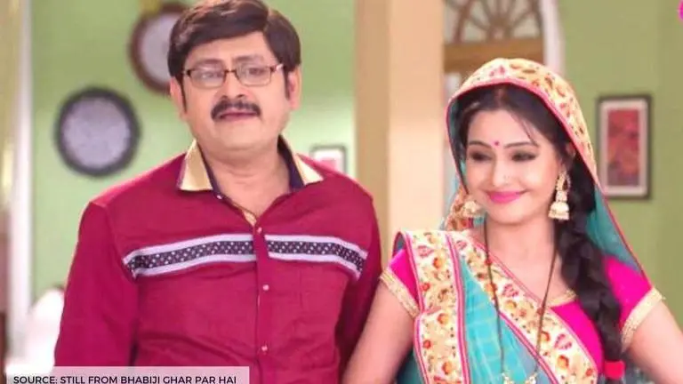 Shubhangi Atre and Rohitashv Gour dance in 'Bhabiji Ghar Par Hai' Dussera Special episode Shubhangi Atre