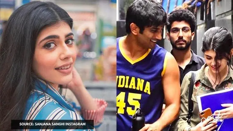 Sushant Singh Rajput's co-star Sanjana Sanghi arrives at Bandra station for questioning sushant singh rajput