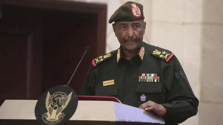 Top Sudanese general meets with South Sudan’s president on the war Sudan's Army chief