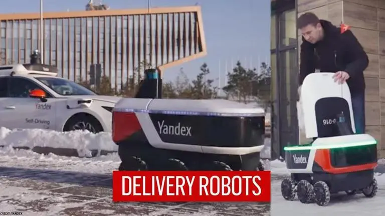Food delivery robots launched by Yandex to help people run daily errands Food delivery Robots