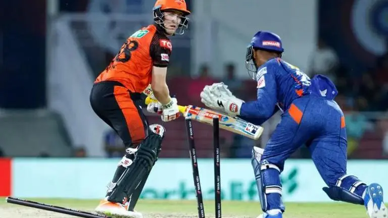 Harry Brook dismissed against LSG