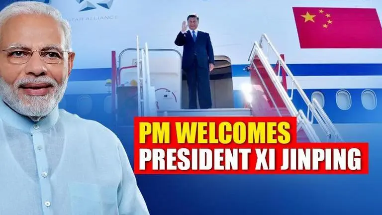 PM Modi's warm welcome to China's President Xi Jinping ahead of Summit PM Modi