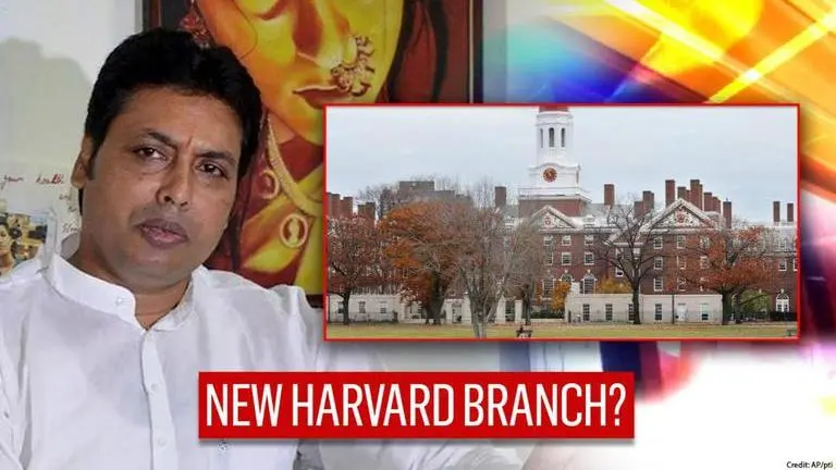 Tripura CM Biplab puts Harvard University in London - 2021's 'Amazon is in Africa' moment Biplab Deb
