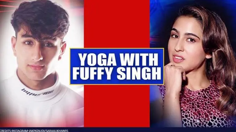Sara Ali Khan & Ibrahim Ali Khan dole out major fitness goals with 'Sunday Yoga'; see pic Sara Ali Khan