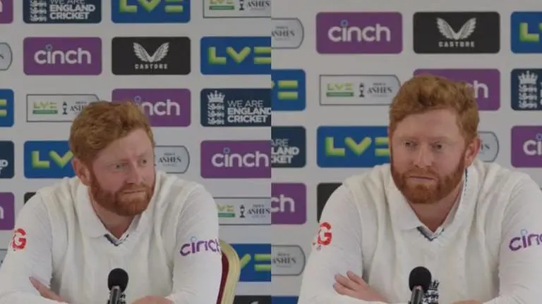 Jonny Bairstow gives off chilly aura during media scrum after missing out on ton | WATCH ENG vs AUS Ashes 2023