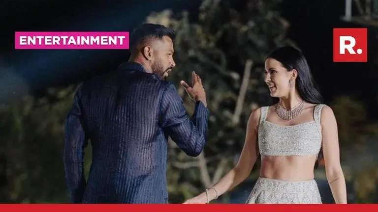 Hardik Pandya, Natasa Stankovic share picture-perfect moments from their sangeet ceremony Hardik Pandya-Natasa Stankovic