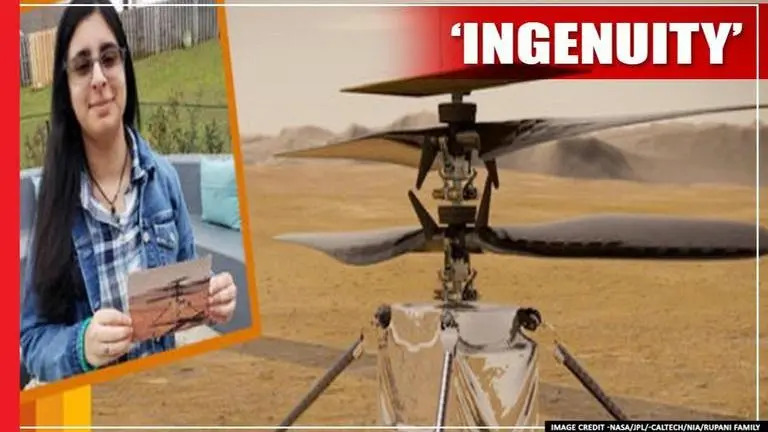 NASA's first aircraft to fly on another planet gets a name, courtesy Indian-origin student Mars