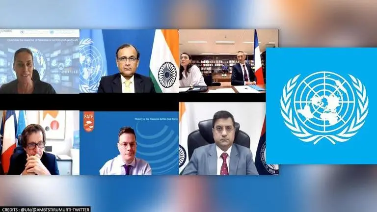 India, France & UN discuss countering terror financing as Pakistan stays on FATF grey list UN/@ambtstirumurti-Twitter