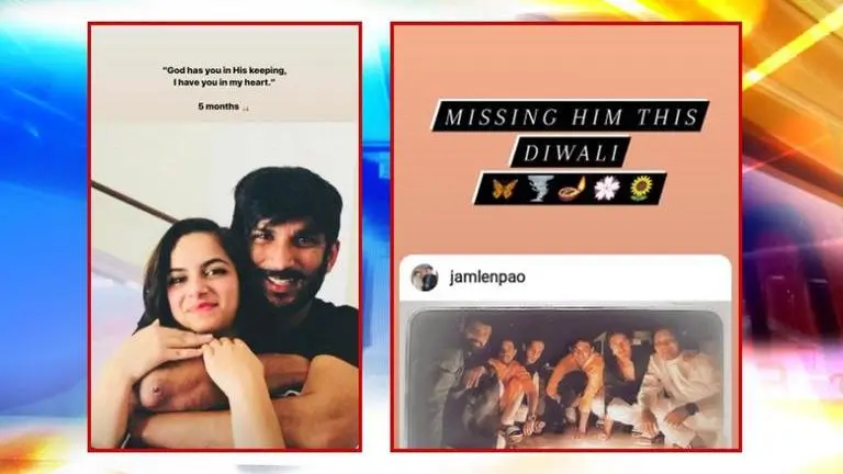Sushant's niece Mallika & close friend Samuel Hoakip remember him on Diwali; share pics Sushant