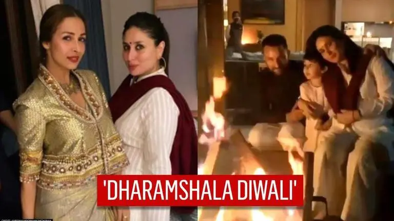 Kareena Kapoor, Saif Ali Khan and Taimur celebrate Diwali in Dharamshala, Malaika joins Kareena Kapoor