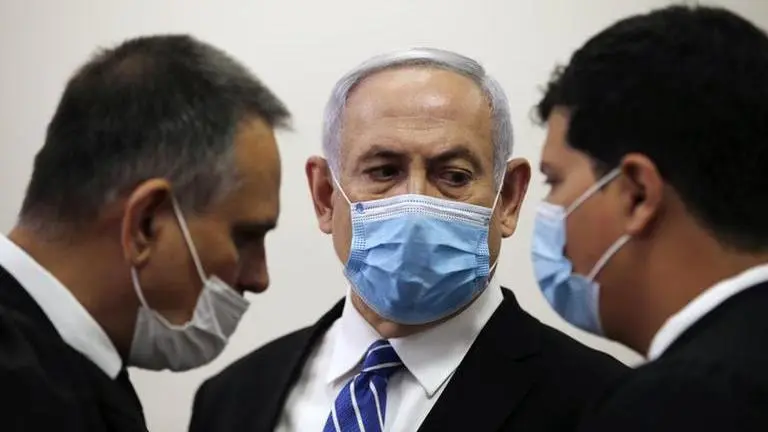 Protesters outside court as Israel PM trial continues Protesters outside court as Israel PM trial continues