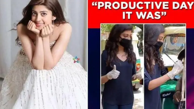 'Hungama 2' actress Pranitha Subhash takes to streets of Bengaluru for 'crisis relief' 'Hungama 2' actress Pranitha Subhash takes to streets of Bengaluru for 'crisis relief'