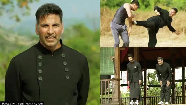 Akshay Kumar to feature in special episode of India's Ultimate Warrior with Vidyut Jammwal Akshay Kumar, Vidyut Jammwal, India's Ultimate Warrior, Discovery, Akshay Kumar shares teaser of India's ultimate warrior