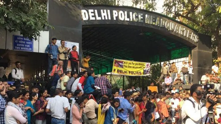 AAP politicises & attacks Delhi Police; calls it 'armed wing of BJP' AAP