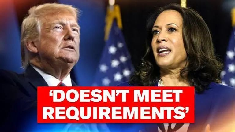 Donald Trump stokes false claims over Kamala Harris' eligibility for US office Donald Trump