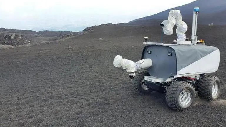 ESA tests remote controlling of Moon rover in simulated lunar environment of Mount Etna ESA
