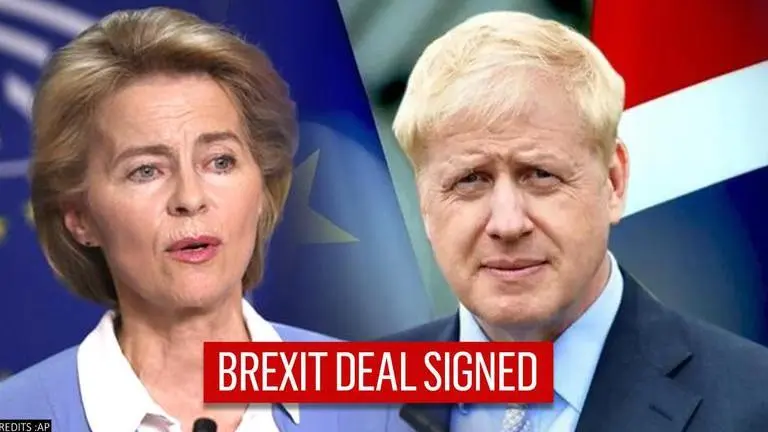 'Fair and balanced agreement': EU officials formally sign post-Brexit trade deal with UK European Commission