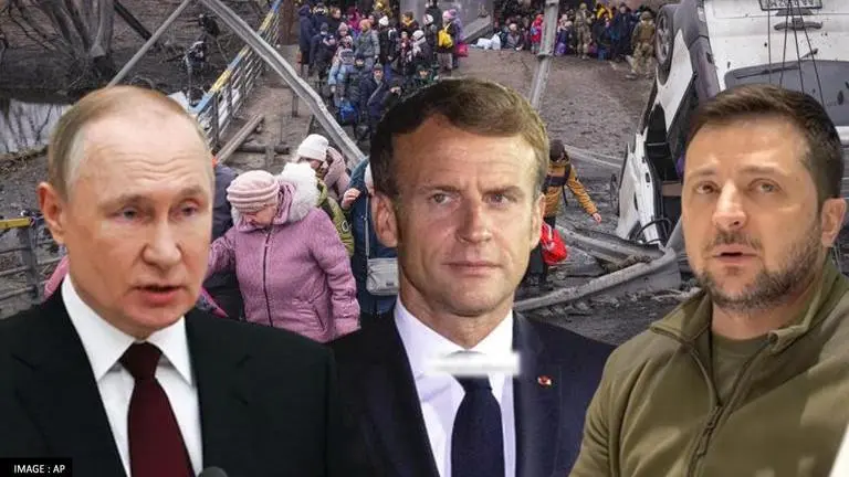 Zelenskyy invites Macron to witness proof of 'genocide', after he denies to use the term Zelenskyy