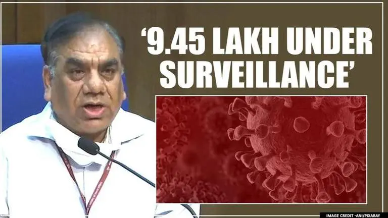 COVID-19: 9.45 lakh under surveillance; recovery rate at 20.57%, says Centre COVID-19