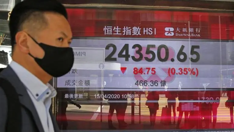 Asian stocks sink after IMF says global economy will shrink Asian stocks sink after IMF says global economy will shrink