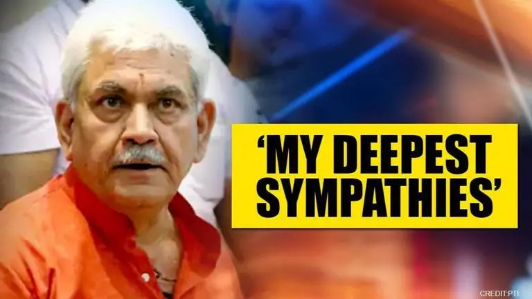 Jammu & Kashmir Lt Governor calls Khag BDC Chairman's killing 'an attempt to spread fear' Jammu & Kashmir Lt Governor calls Khag BDC Chairman's killing 'an attempt to spread fear'