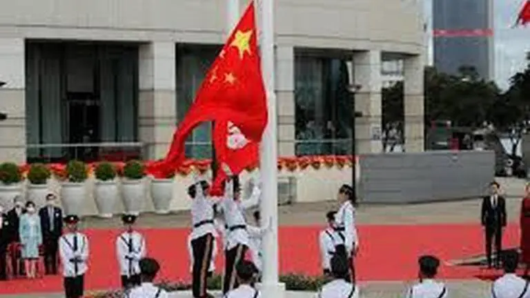 Beijing: Flag-raising ceremony for National Day