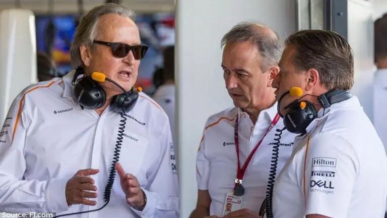 What happened to Mansour Ojjeh? McLaren shareholder passes away aged 68 Mansour Ojjeh McLaren (left)