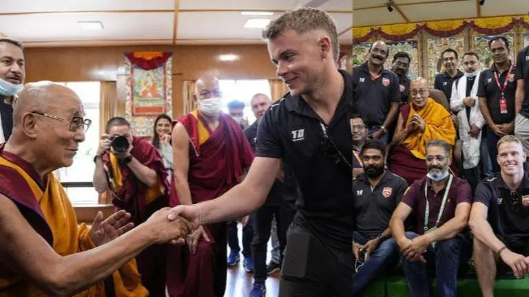 IPL 2023: Sam Curran and Co. meet Dalai Lama ahead of PBKS vs DC clash in Dharamsala IPL 2023