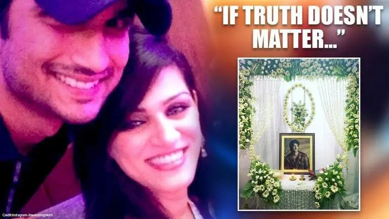 Sushant's sister Shweta issues strong statement after FIR; 'If truth doesn't matter...' Sushant Singh Rajput