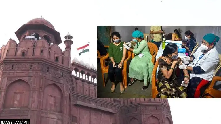 India's largest Khadi tricolour to be hoisted at Red Fort to mark 100 cr vaccination COVID-19