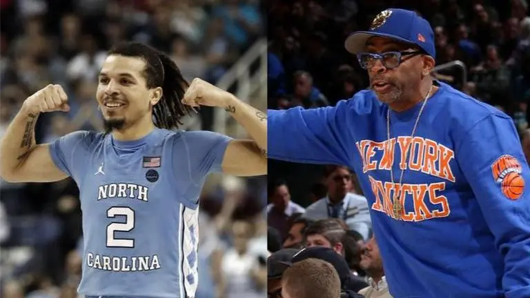 NBA fans loved Spike Lee's unexpected appearance at Cole Anthony's draft celebration NBA