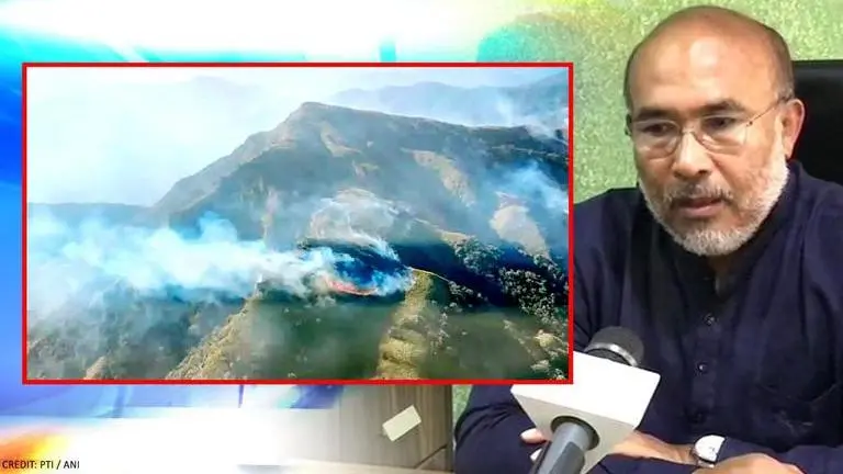 Dzukou Valley Fire: Manipur CM Biren Singh thanks IAF, NDRF personnel for assistance Dzukou Valley fire