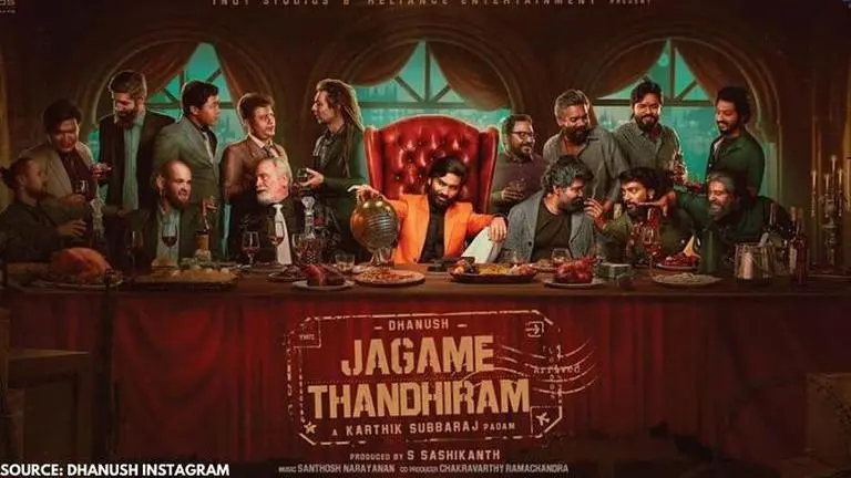 Dhanush shares new poster from 'Jagame Thanthiram', unveils his character name Dhanush