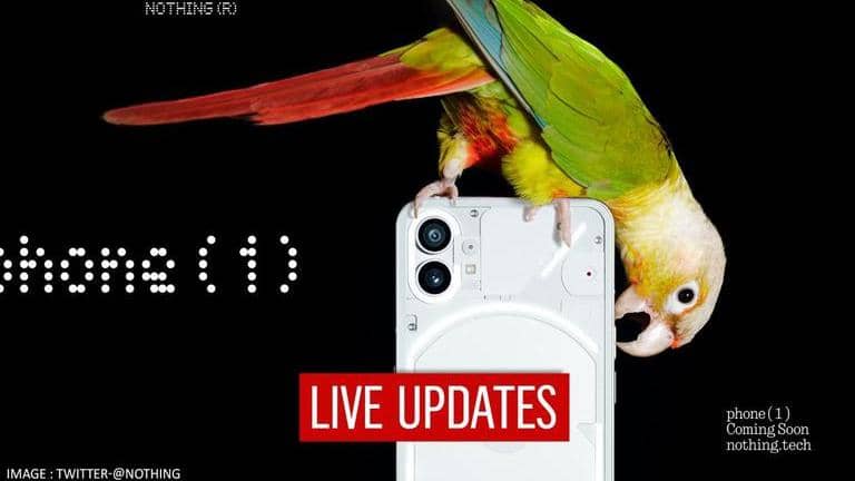 Nothing Phone 1 launch LIVE updates`