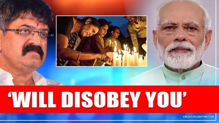 Maharashtra min Awhad slams PM's '9 PM - 9 mins' appeal: 'Will disobey, not light candle' Maharashtra