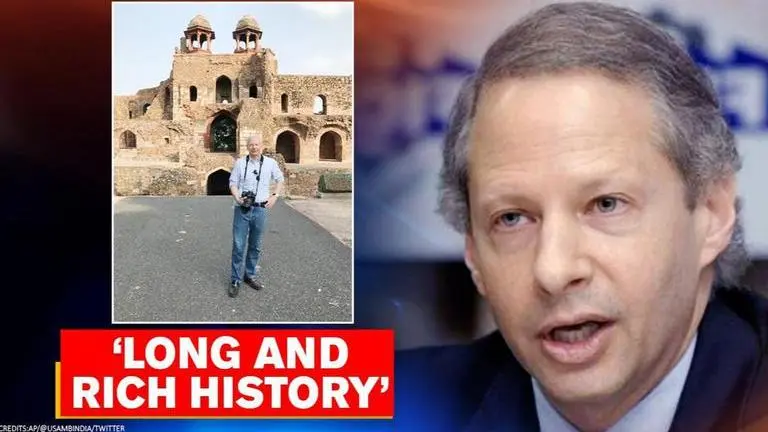 US envoy Juster explores Purana Qila & Delhi's old treasures, reasons out mask-less photos Ken Juster