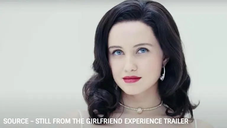 Image source - Still from The Girlfriend Experience trailer